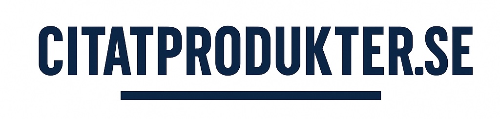 CITATPRODUKTER.SE